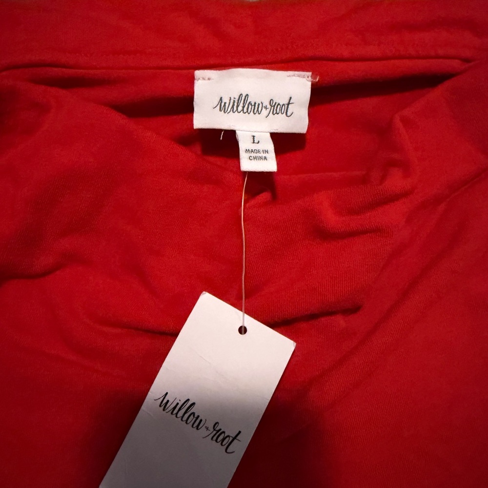 Willow & Root Red Women's Blouse